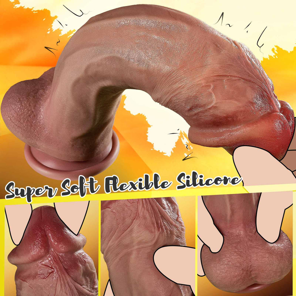 Realistic Silicone Dildo – HX Premium Large Dildo