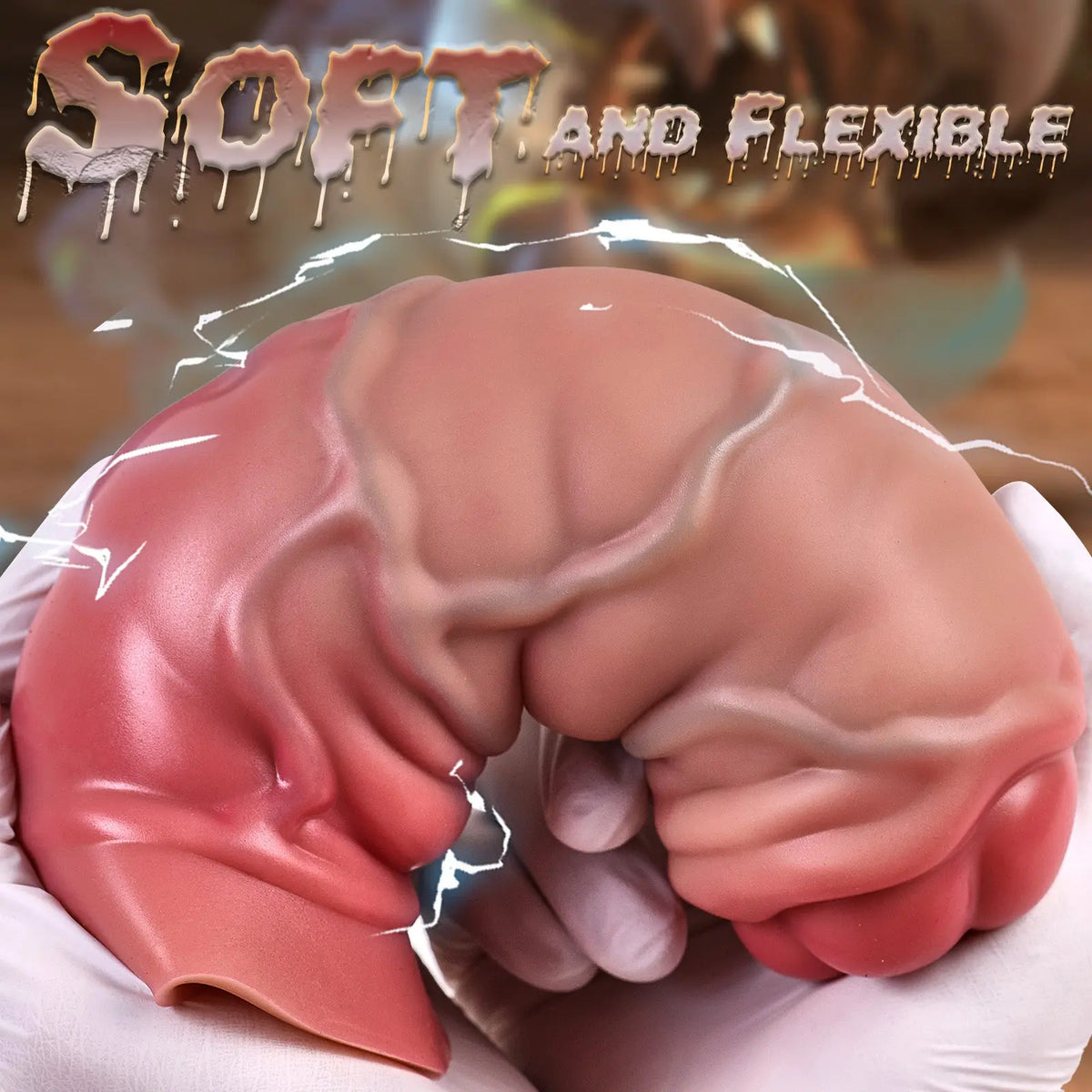 Canine Silicone Dildo – Realistic Knot Fantasy Toy dildo picture