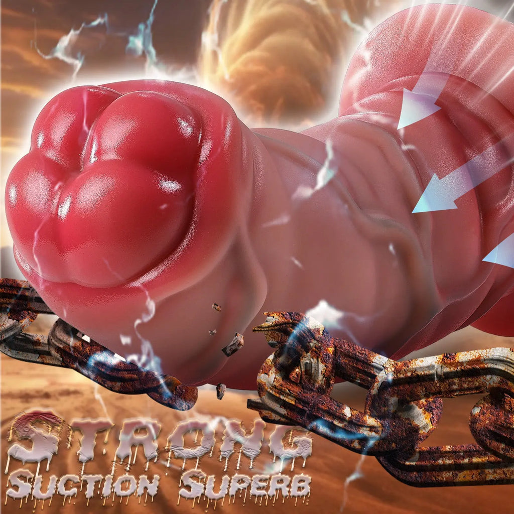 Canine Silicone Dildo – Realistic Knot Fantasy Toy dildo picture