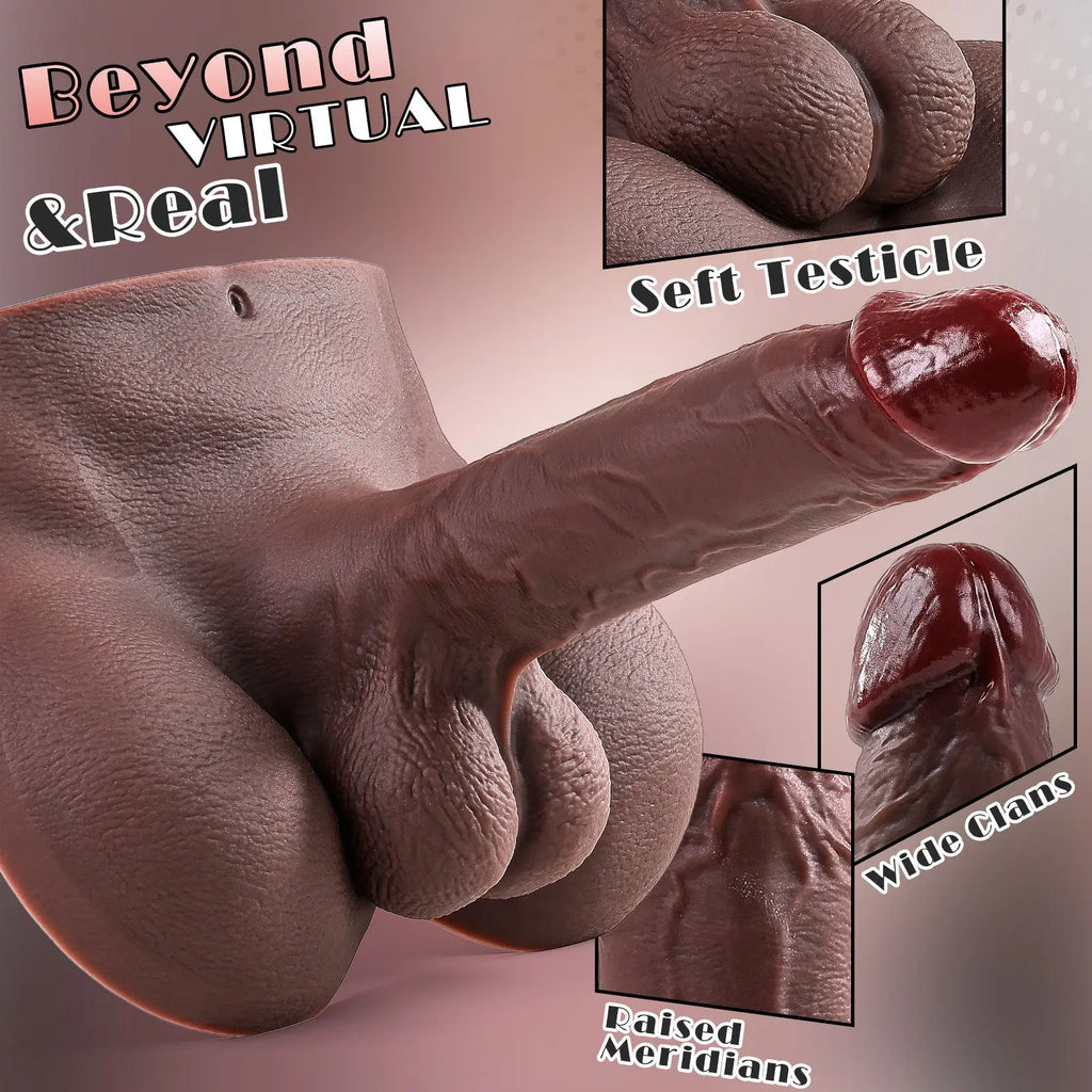 HX Realistic Male Torso Dildo Shaft dildo picture
