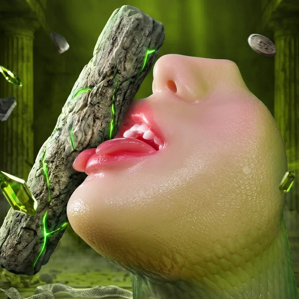 Medusa Fantasy Silicone Stroker – Mythical Design | Compact & Discreet dildo picture