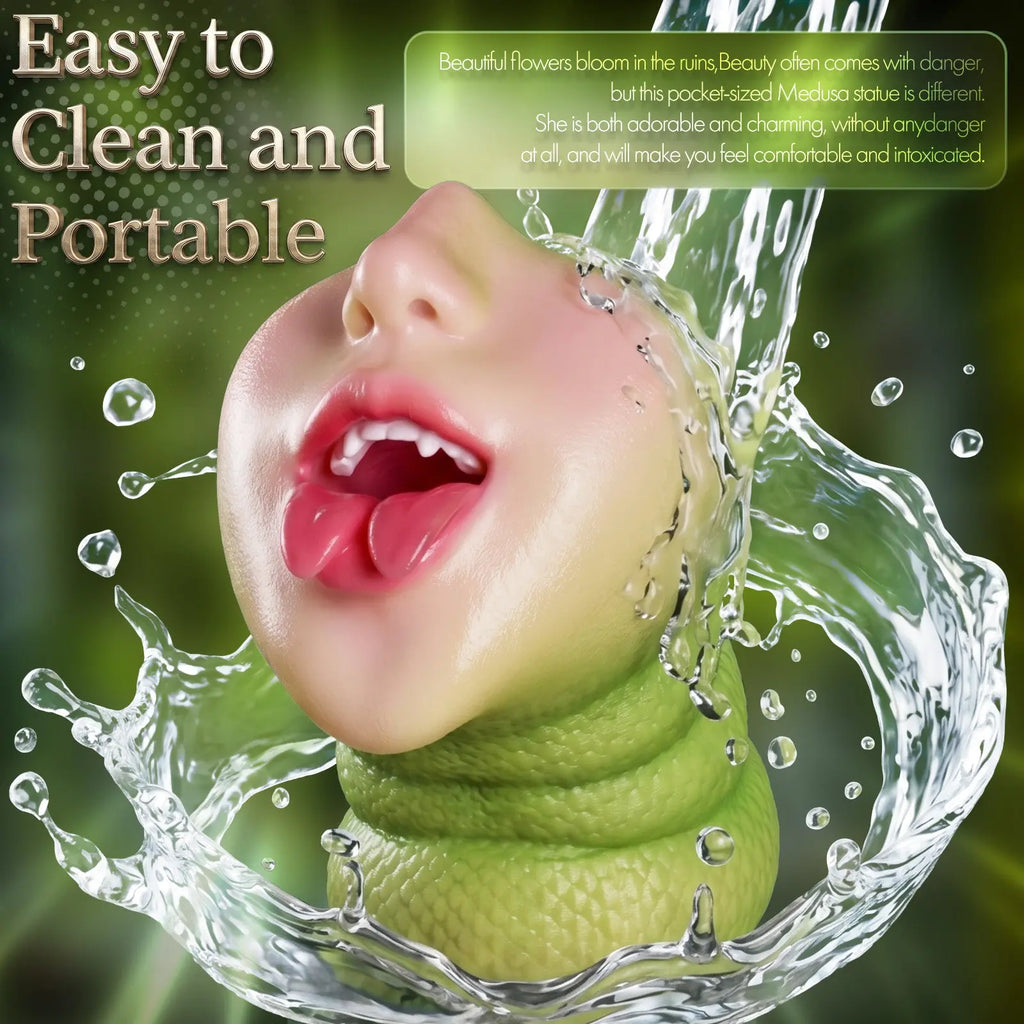 Medusa Fantasy Silicone Stroker – Mythical Design | Compact & Discreet dildo picture
