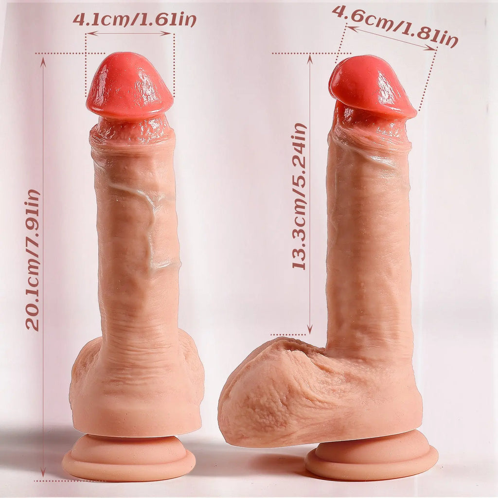 Real Human Dildo – 7.91″ Premium Liquid Silicone dildo picture