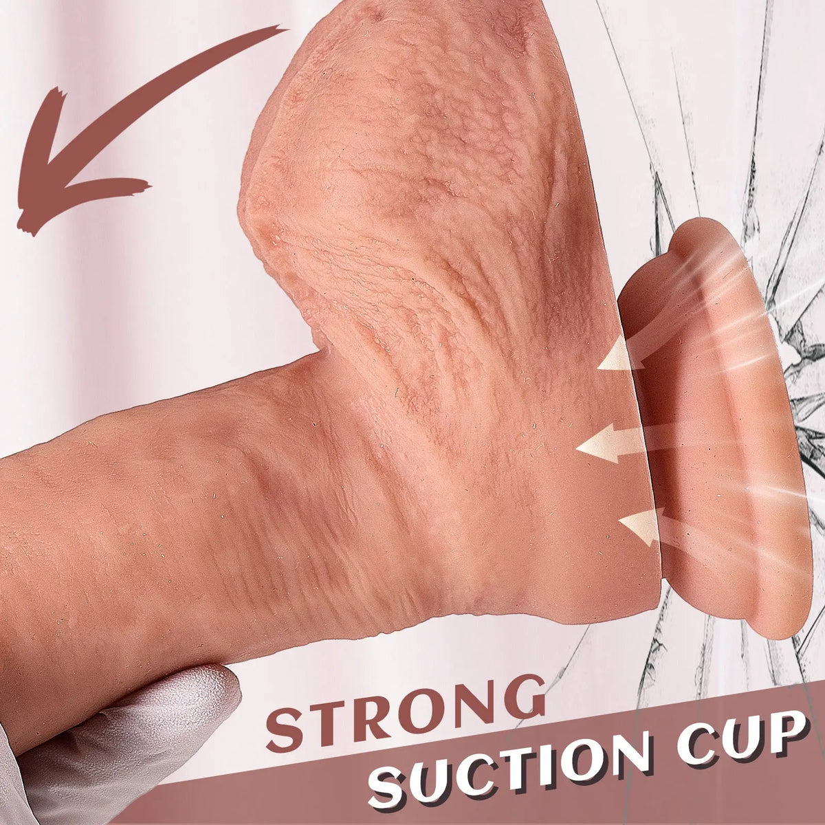 Real Human Dildo – 7.91″ Premium Liquid Silicone dildo picture
